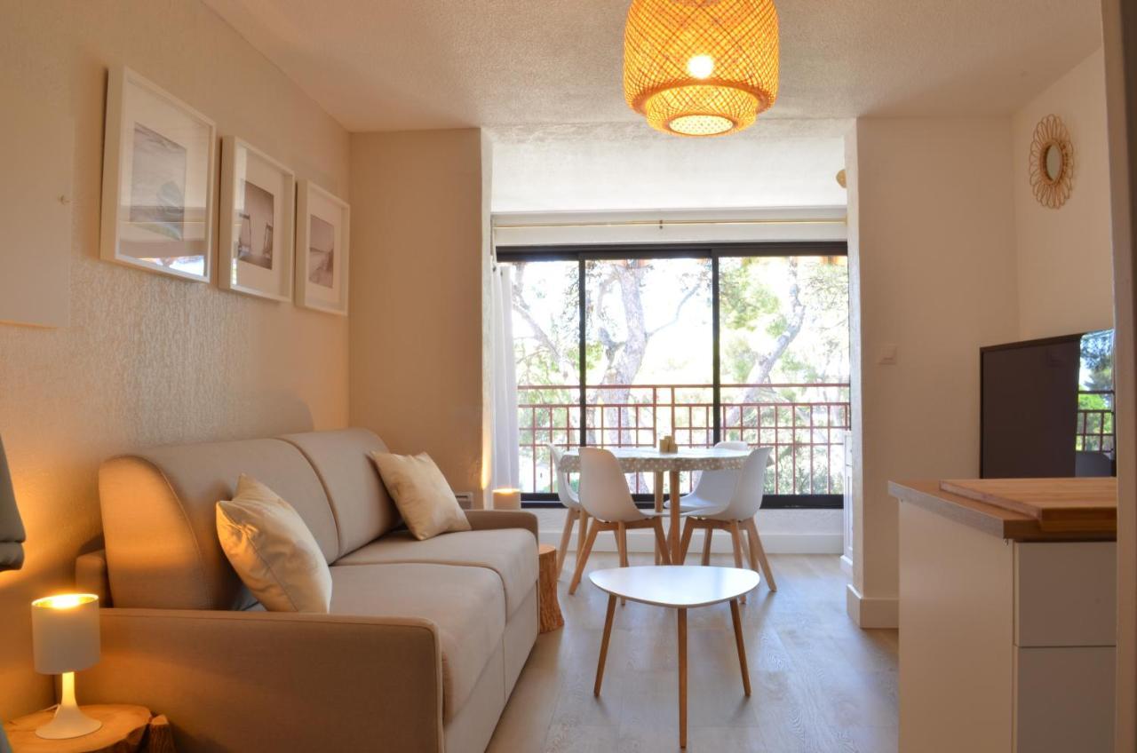 Studio Merbleuesoleil Classe 3 Etoiles 4 Pers Bord De Mer Bandol Exteriör bild